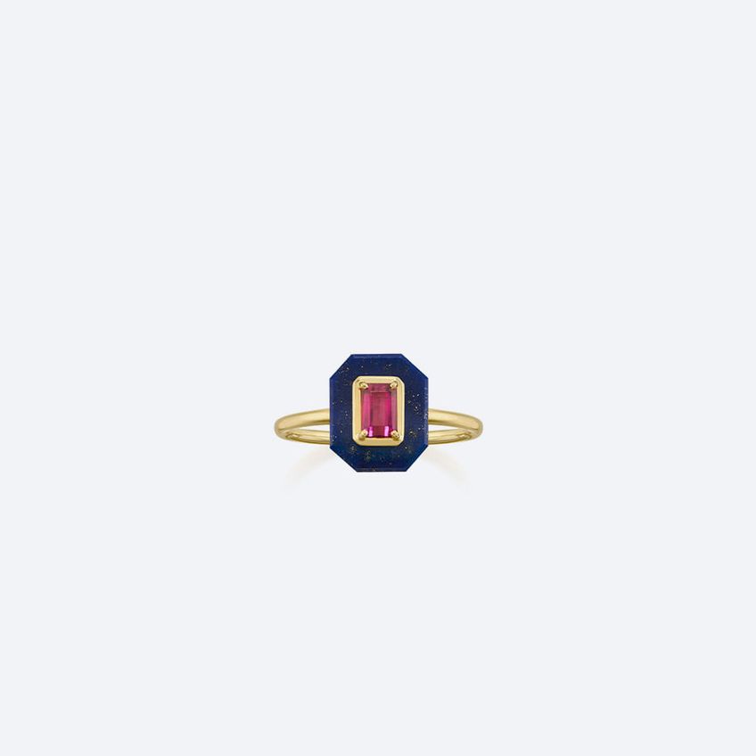 Rubellite Frames Ring