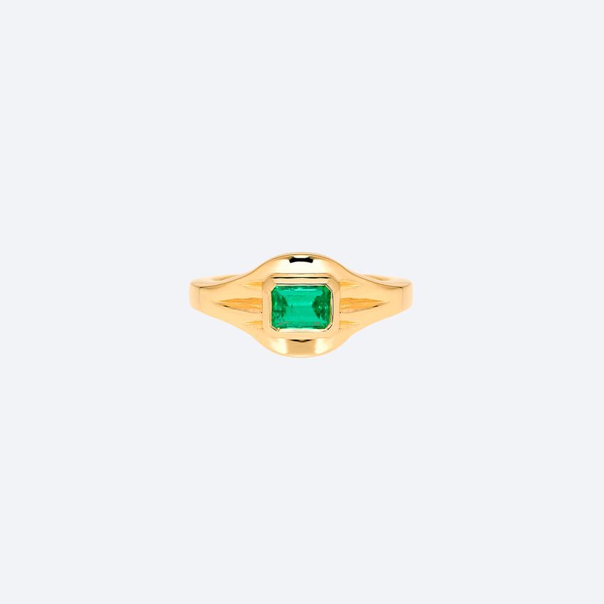 Lumen Emerald Ring