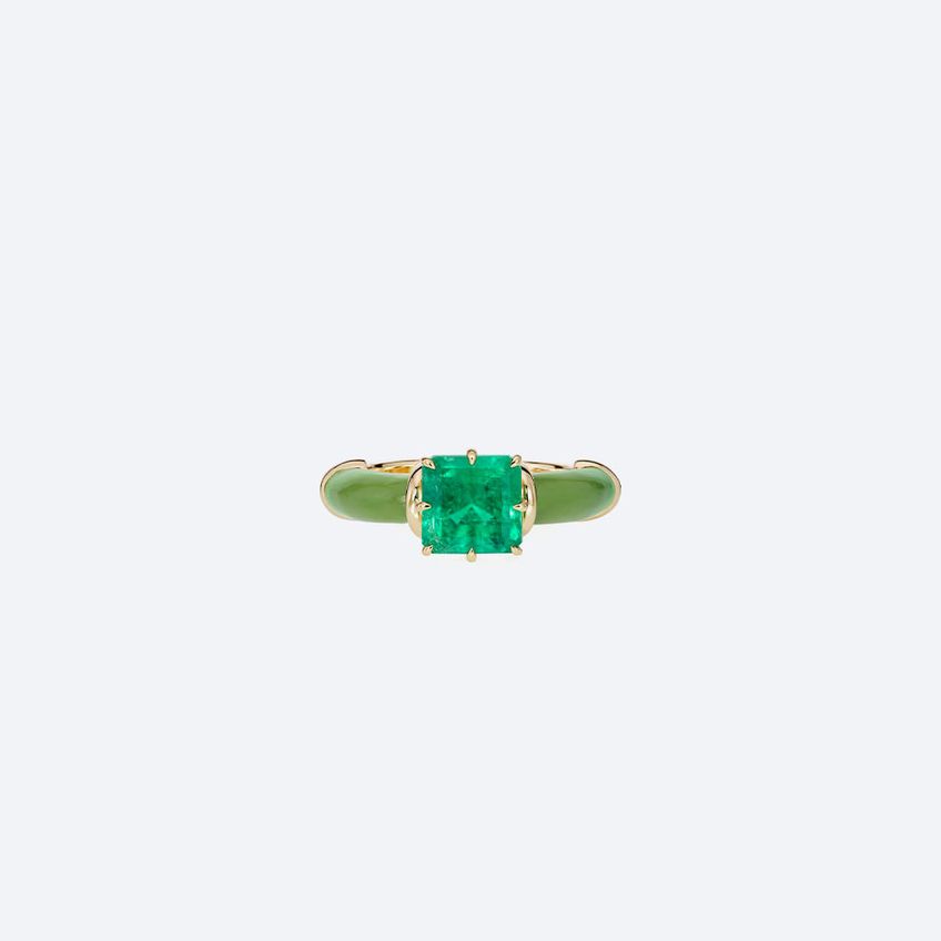 Marina Emerald Ring