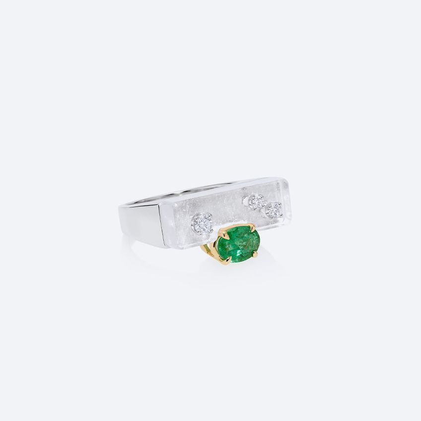 Irene Emerald Ring