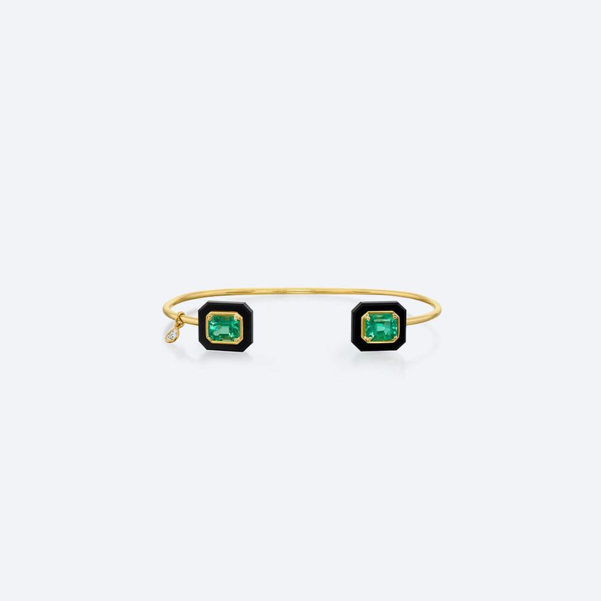 Emerald Frames Bracelet