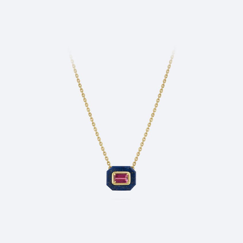 Rubellite Frames Necklace