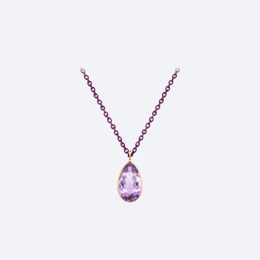 Amethyst Mudra Necklace