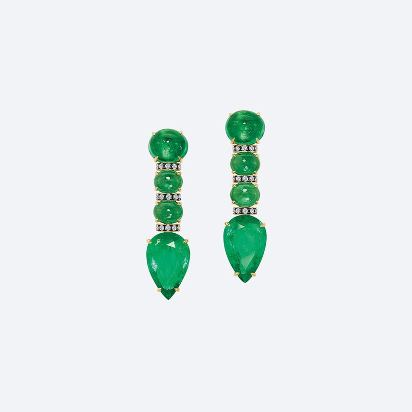 Anatha Emerald Earrings