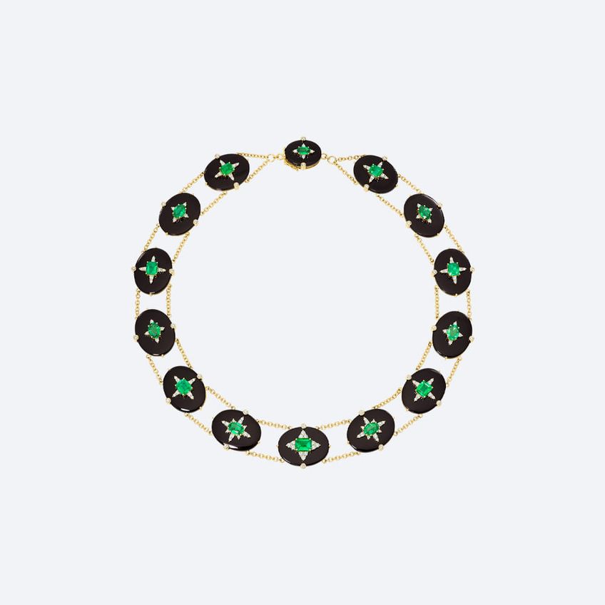 Crucis Emerald Necklace