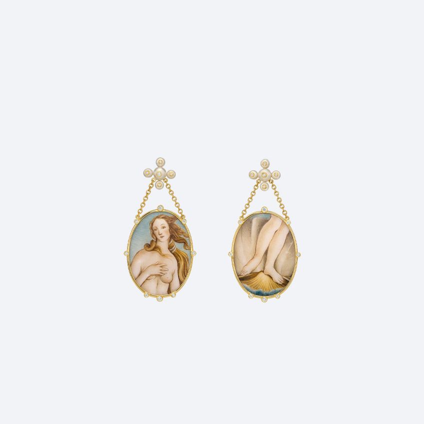 Botticelli's Venus Earrings