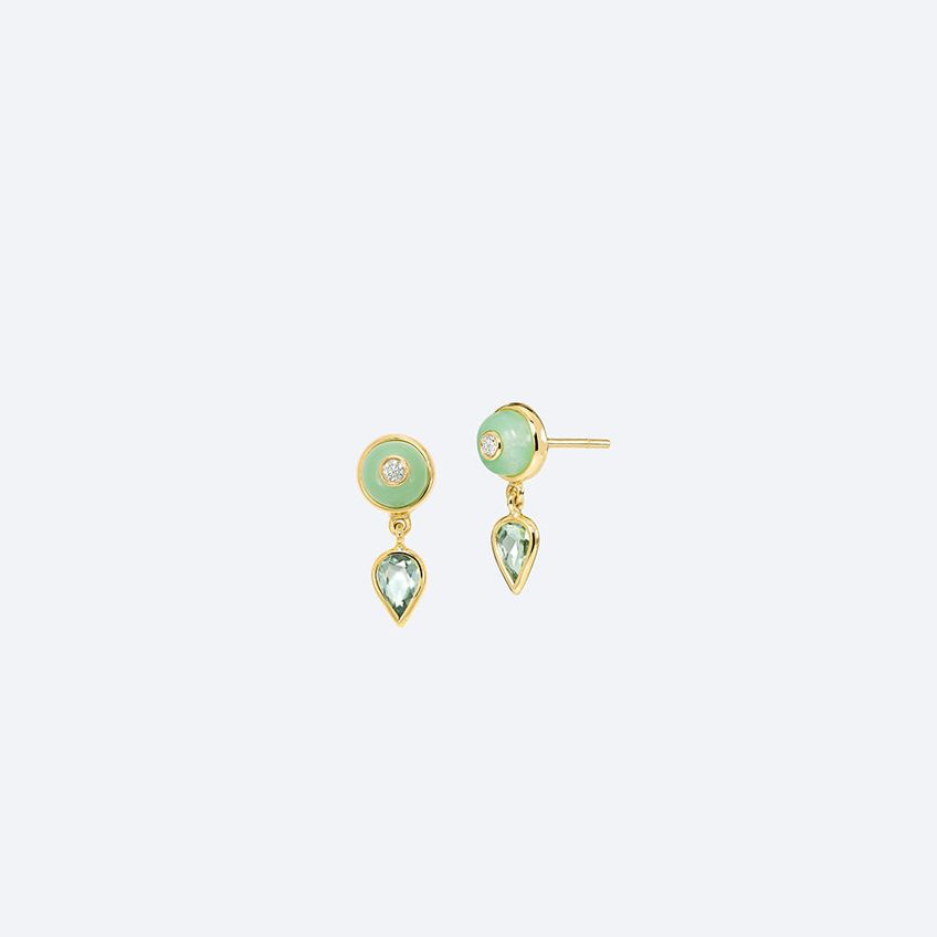 Uirapuru Chrysoprase Earrings