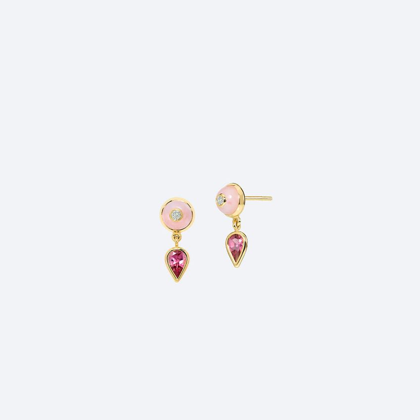 Uirapuru Rubellite Earrings