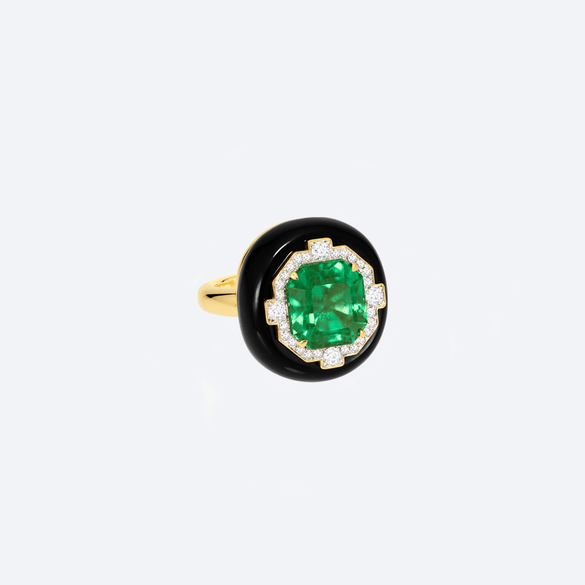 Opus Emerald Ring