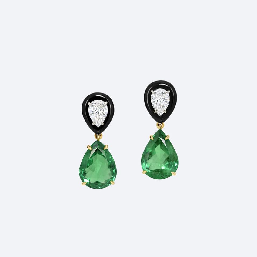 Opus Emerald Earrings