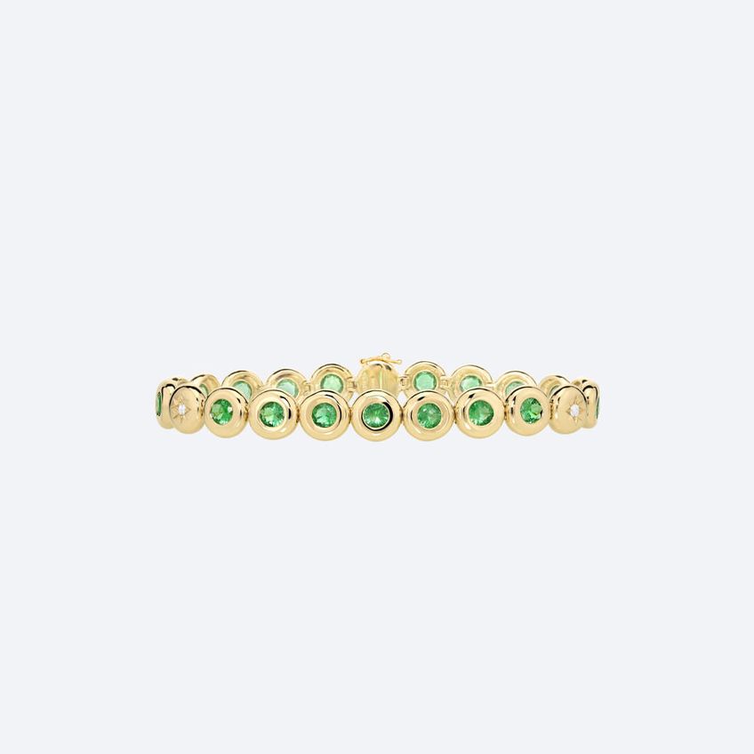 Bold Emerald Bracelet