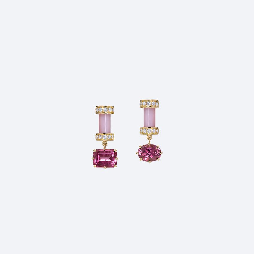 Marina Rubellite Earrings