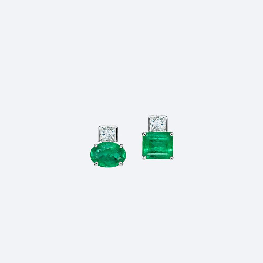 Agnes Emerald Earrings