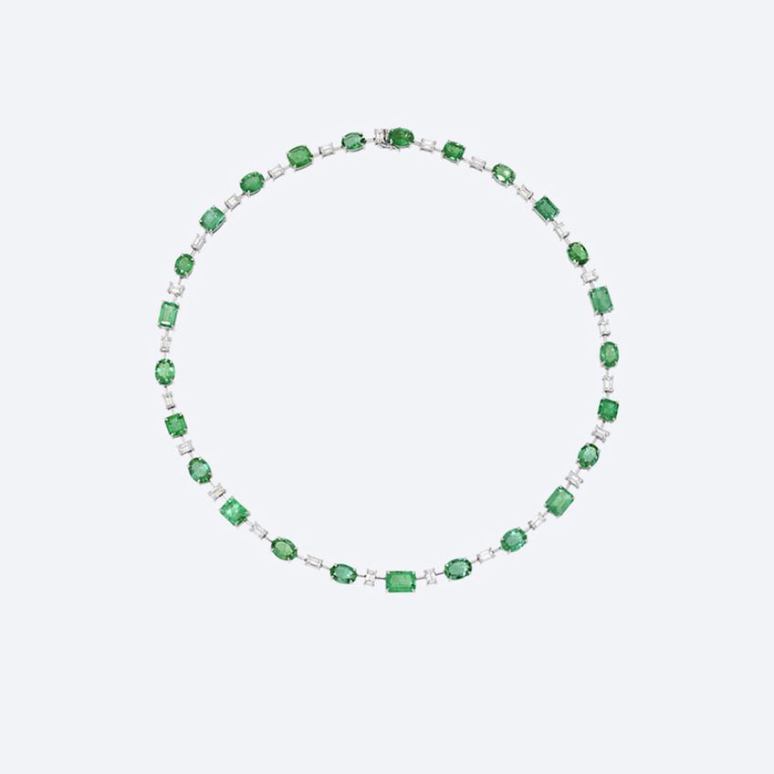 Emerald Agnes Necklace