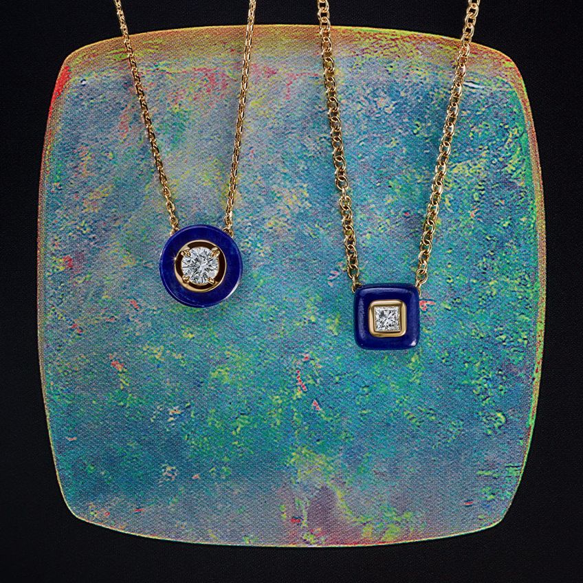 Lapis Lazuli Frames Necklace