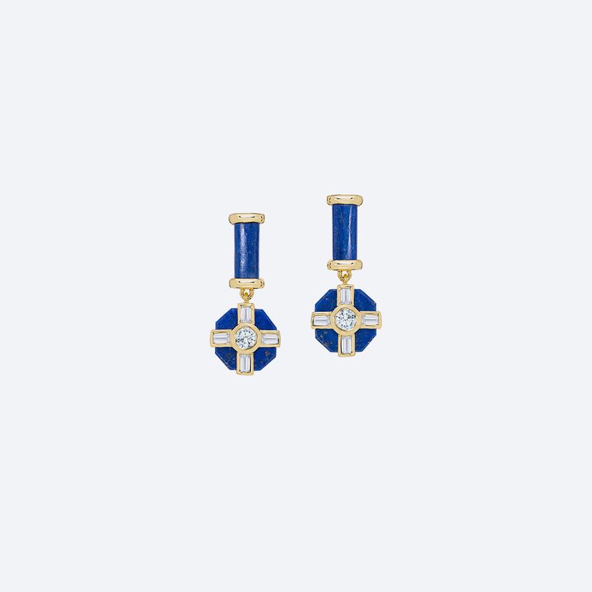 Lara Lapis Lazuli Earrings
