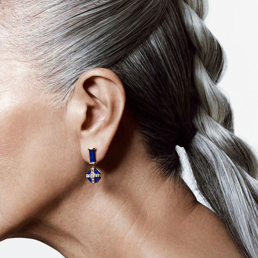 Lara Lapis Lazuli Earrings