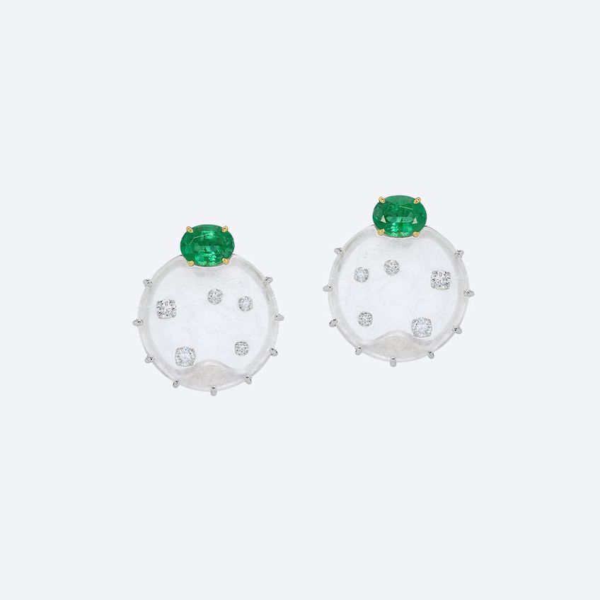 Irene Emerald Earrings