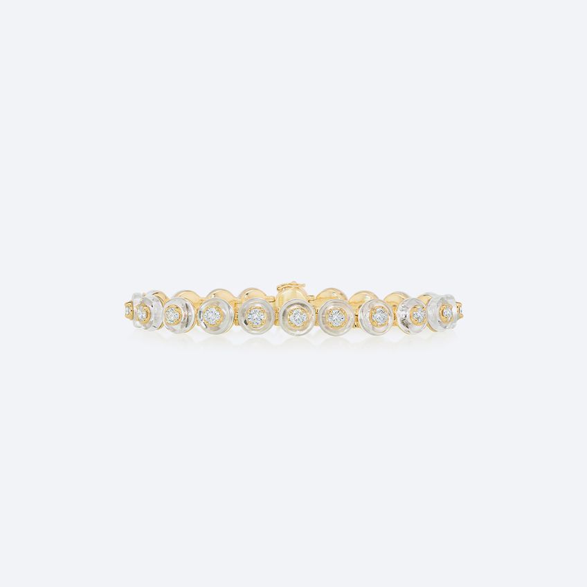 Riviera Frames Rock Crystal Bracelet