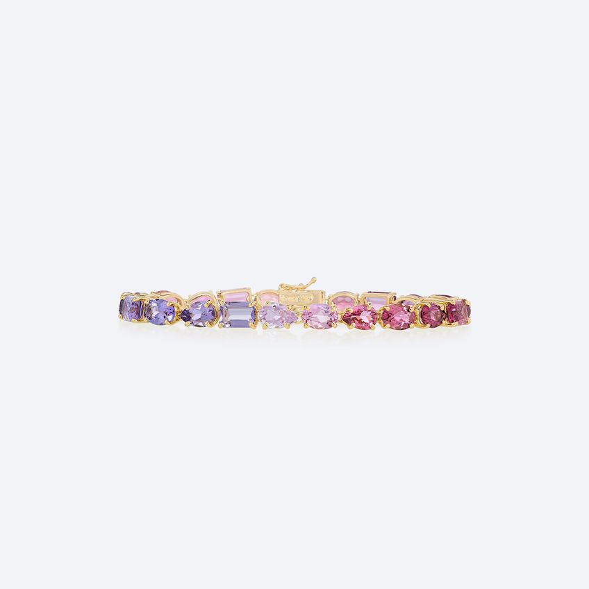 Love Wins Small Rubellite Bracelet