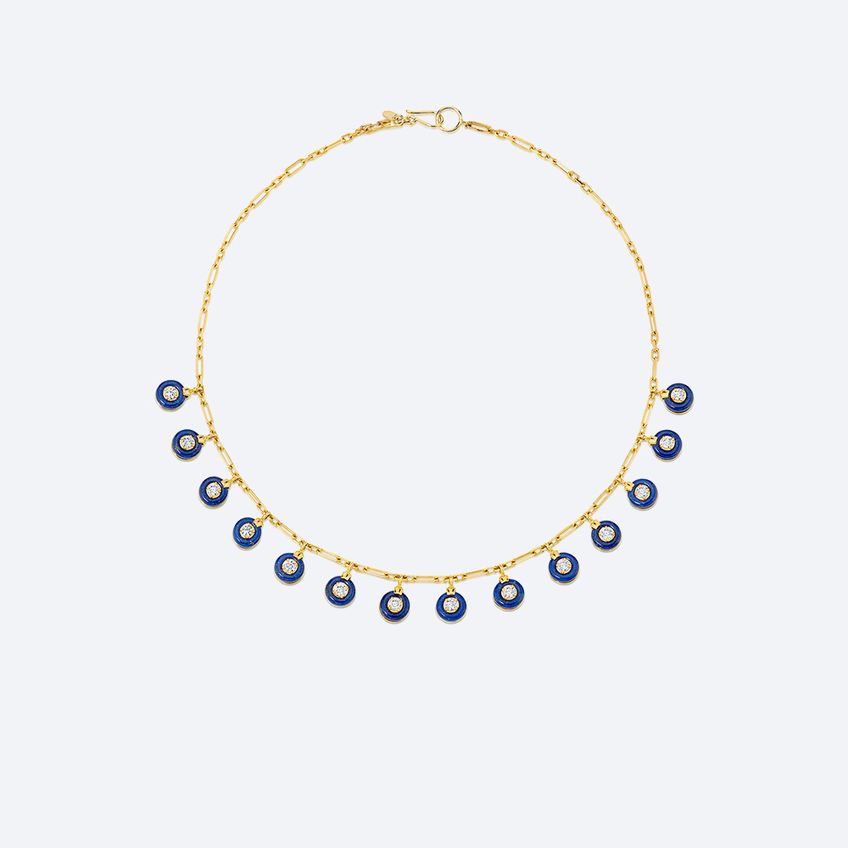 7 Chakras Lapis Lazuli Necklace