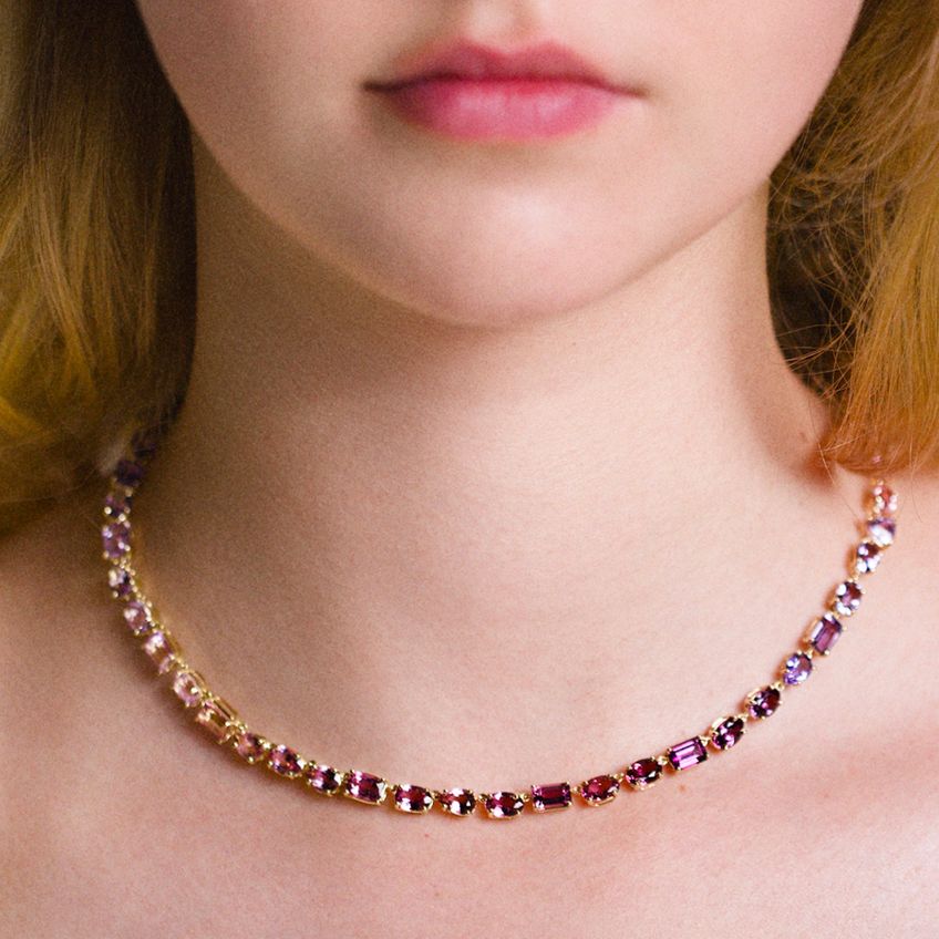 Love Wins Small Rubellite Necklace