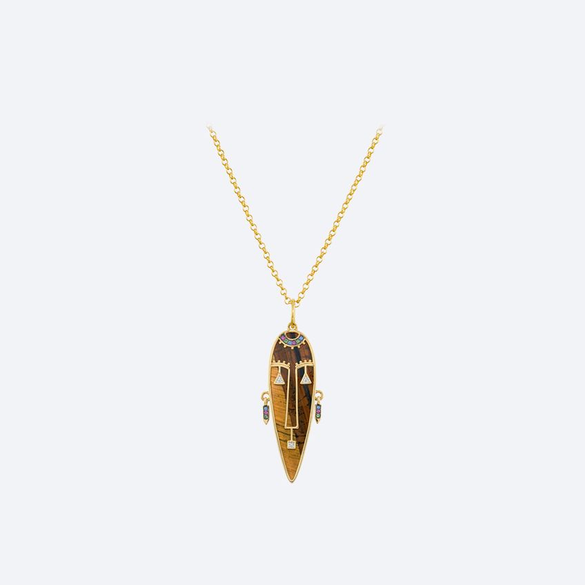 Long Mask Pendant