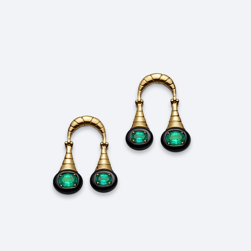 Emerald Wright Earrings