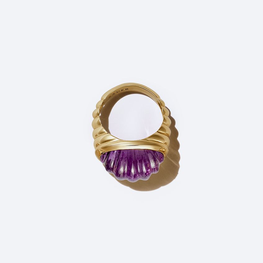 Amethyst Yam Ring