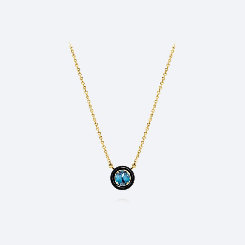 Frames London Blue Topaz Necklace