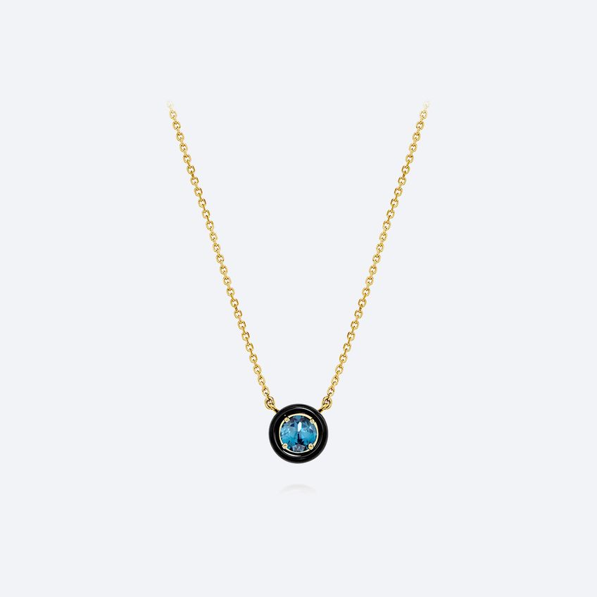 Frames London Blue Topaz Necklace