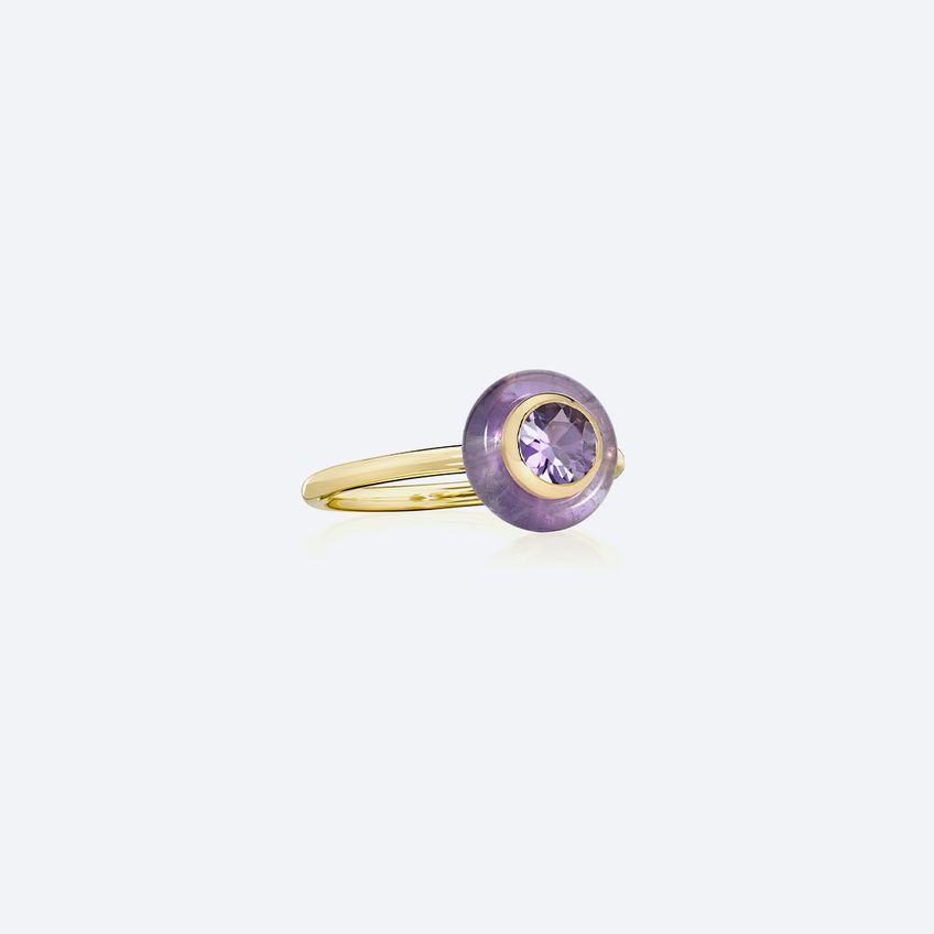 Frames Amethyst Ring