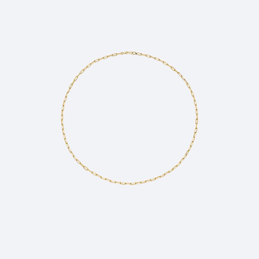 Paperclip Chain Medium Links 45cm