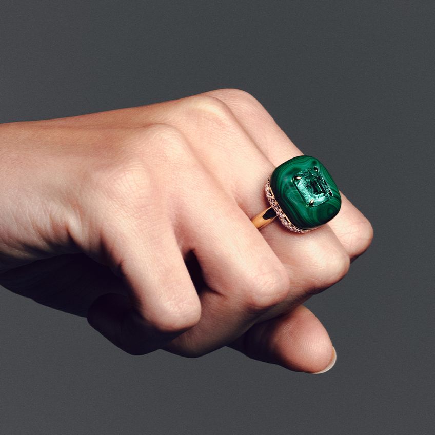 Malachite Gisela Ring