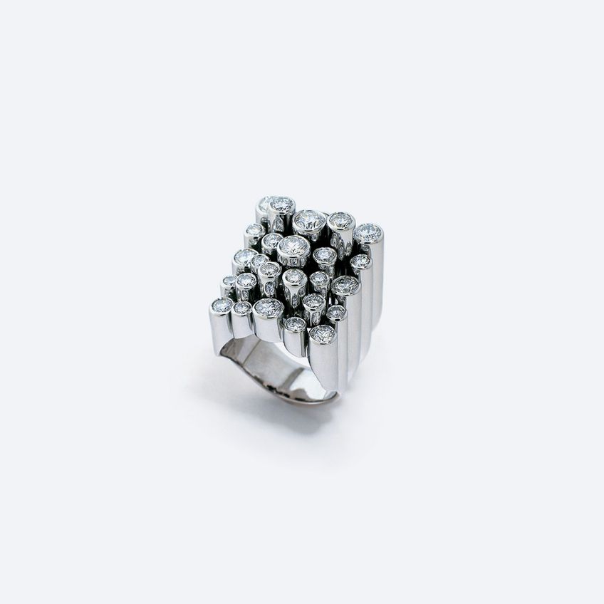 Constellation White Gold  Ring