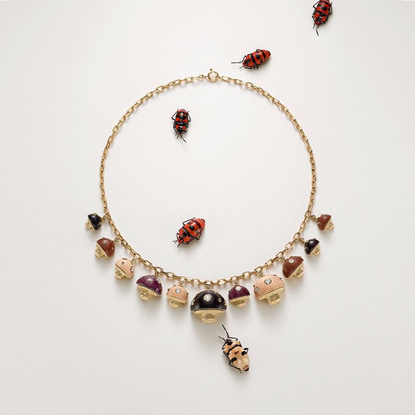 Toadstool Necklace