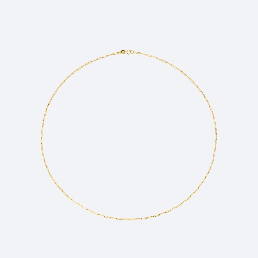 Paperclip Chain Small Links 45cm