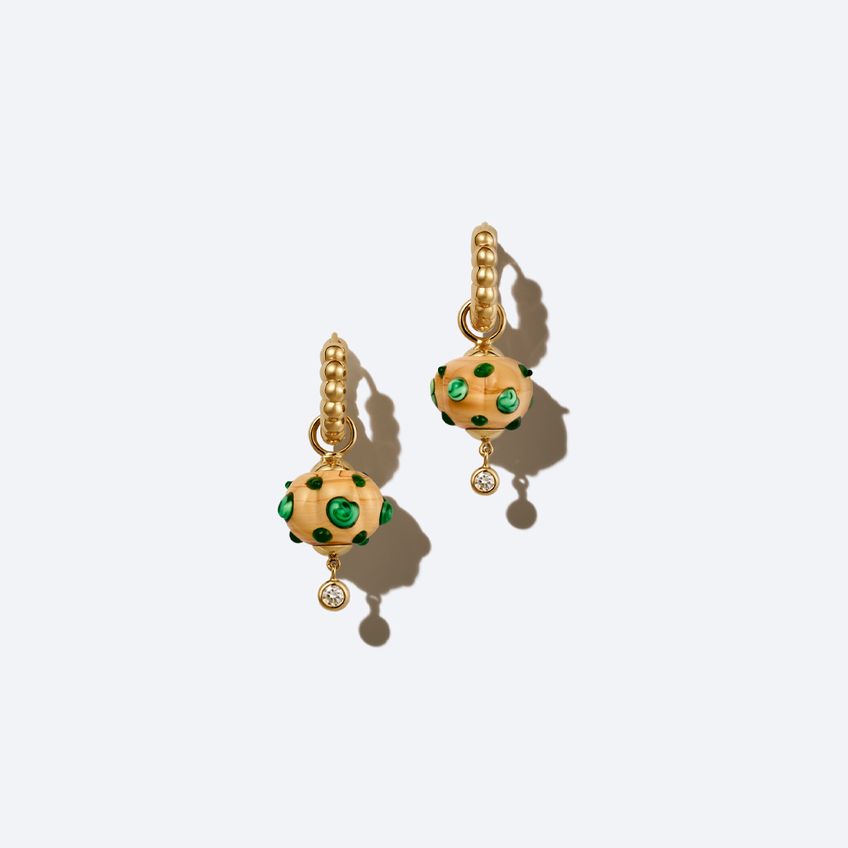 Vitreous Flora Earrings